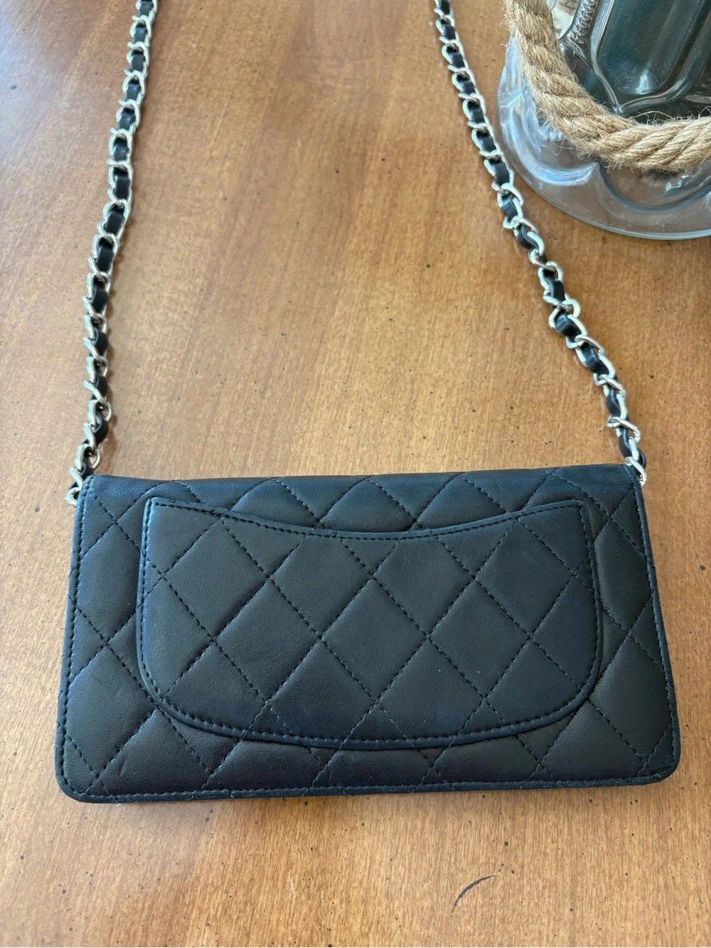 CHANEL continental quilted
